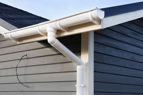 PVC Rain Gutter Installation in Niles