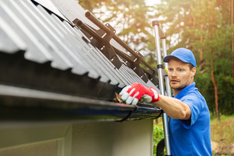 Removing Debris from Gutters